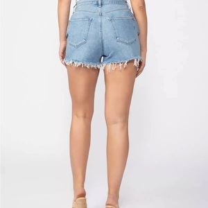 PAIGE FLAUNT DENIM // Allure Short - Leela Destructed